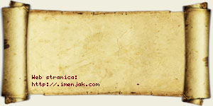 Damjan Janić vizit kartica